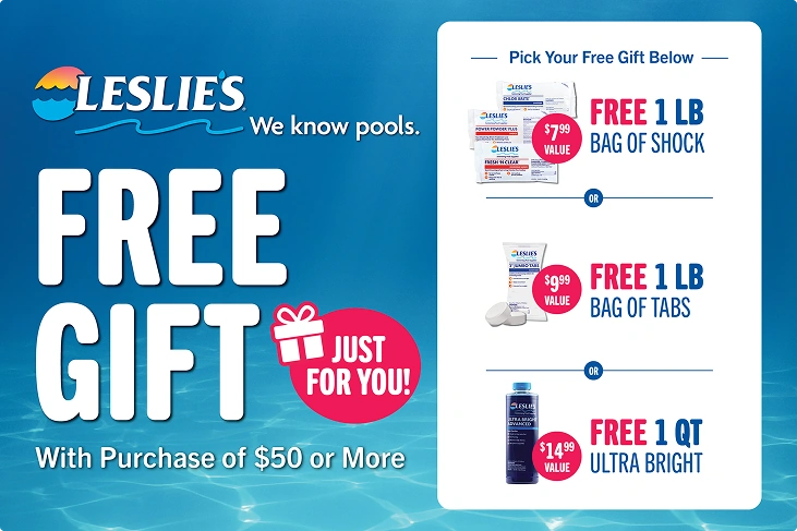 Front of the Arizona service mailer with a free gift offer and three product choices