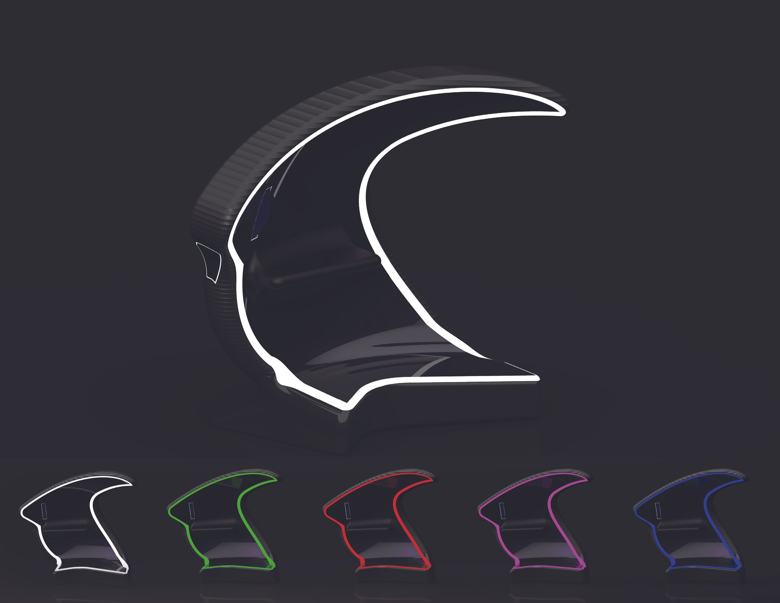Final render with colorway variations